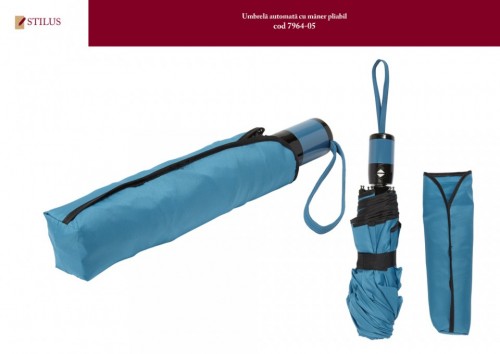 Umbrela automata light blue personalizata