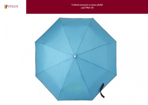 Umbrela bleu automata personalizata
